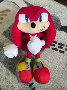 Red Knuckles-Style Plush Toy for Kids - Soft Cuddly Character